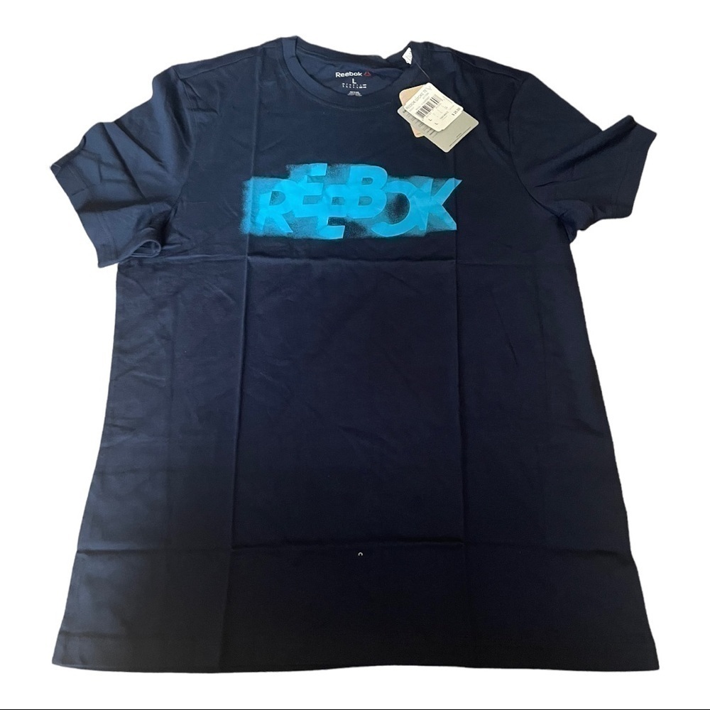 Reebok Smoke Tshirt Navy Blue Reebok Smoke Tshirt Navy Blue